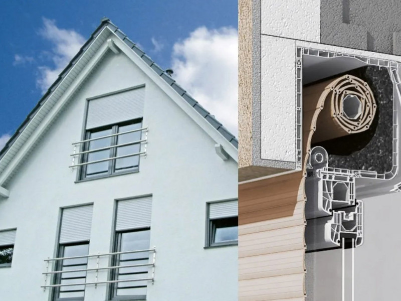 Vakolható tokos redőny